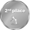 2nd place medal icon